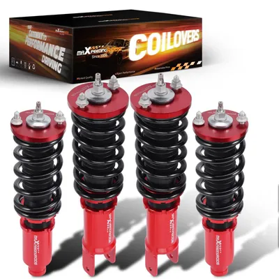 Produktbild von Coilover Fahrwerk Honda Civic EJ Type R 1996-2000 - Höhenverstellbares Gewindefahrwerk - Sportfahrwerk - Tieferlegungssatz - Vorderachse und Hinterachse