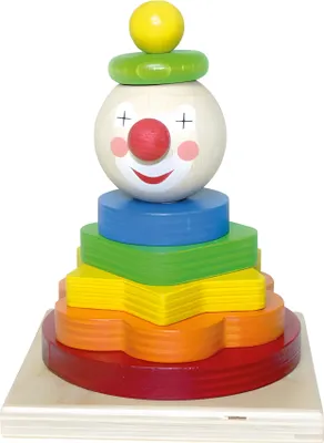 Produktbild von Hess-Holzspielzeug Stapelturm Clown