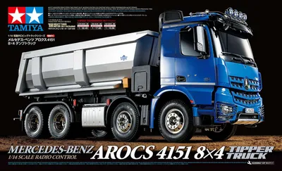 Produktbild von Tamiya Mercedes Benz Arocs 4151, Muldenkipper, 1:14