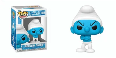 Produktbild von The Smurfs - Grouchy Smurf 1518 - Funko Pop! Vinyl Figur