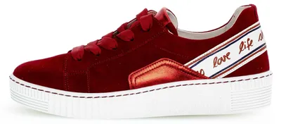 Zdjęcie produktu dla Buty sportowe Gabor Jollys w dużych rozmiarach, kolor czerwony, numer 43.331.15, damskie