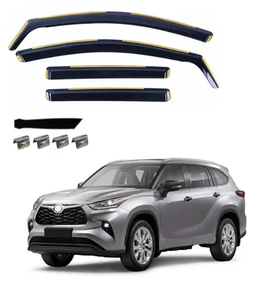 Produktbild von Satz mit 4 Windabweisern für TOYOTA HIGHLANDER IV (5‑türig) ab Baujahr 2020.