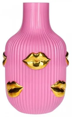 Produktbild von Gift Company Vase LŽAmour Lippen Rosa Gold (25cm)