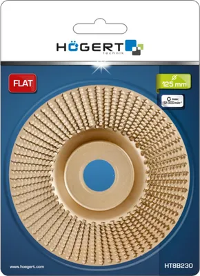 Produktbild von Hogert Technik Schleifscheibe Winkelschleifer HT8B230 125mm