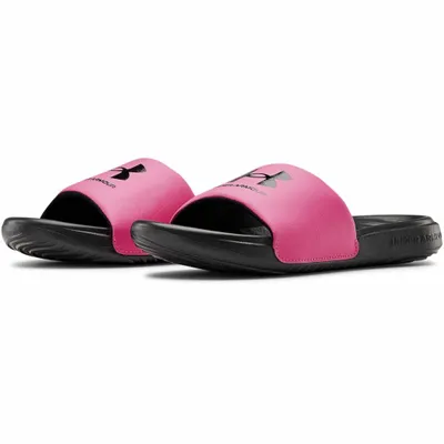 Produktbild von UNDER ARMOUR Ansa Fixed Badelatschen Mädchen 002 - black/pink surge/black 33.5
