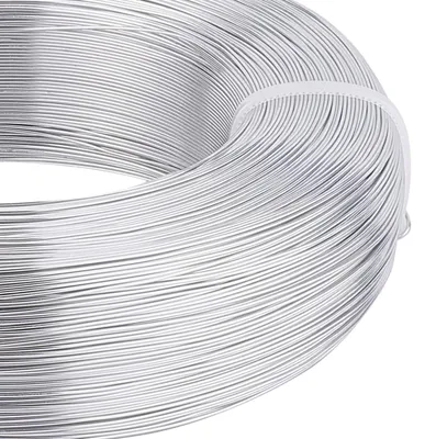 Aluminiumdraht 0,6 mm x 455 m, silber, biegsam für Basteln