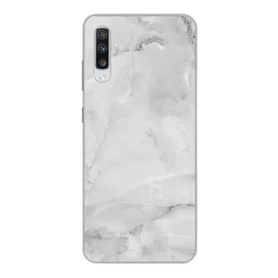 Produktbild von MuchoWow® Handyhülle Schutzhülle Hülle für Samsung Galaxy A70 Marmor - Stein - Weiß - Grau - Marmoroptik Silikon Softcase Handy Hülle - Schutzhaube