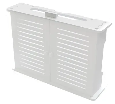 Image de Boîtier de rangement mural pour routeur, boîtier Wi-Fi, étagère pour routeur, boîtier de rangement pour câbles de télévision, organiseur de câbles, étagère murale suspendue pour routeur Wi-Fi