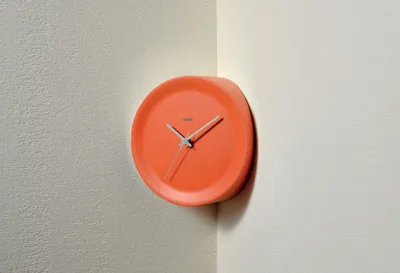 Image de ALESSI - Horloge murale Ora In GIA 20 O, couleur orange