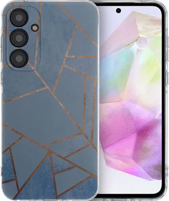 Produktbild von imoshion Design Hülle Samsung Galaxy A35 - Blue Graphic