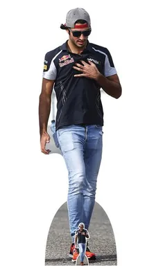 Produktbild von Formel 1 Pappaufsteller Carlos Sainz