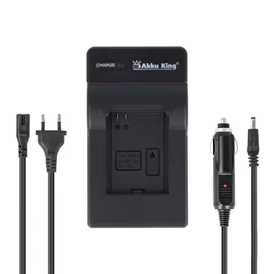 Produktbild von 2in1 KFZ + Netz Ladegerät kompatibel mit GoPro HD Hero 3 Akku AHDBT-201 AHDBT-301 CHDHN-301 AHDBT-302
