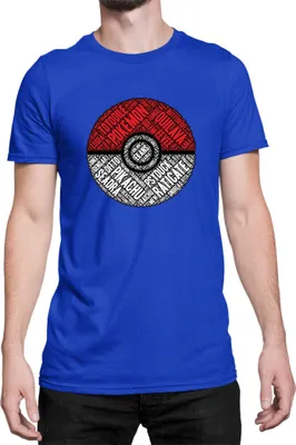 Immagine prodotto di Maglietta da uomo Japan Manga Anime Comics Pokemon 044, Man 3XL , Bleu
