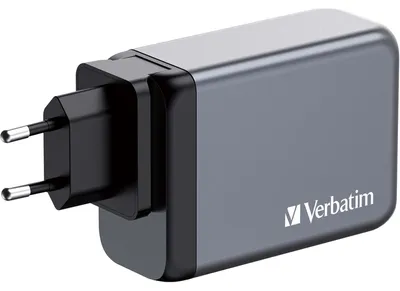 Obrázek produktu pro VERBATIM GaN Nabíječka do sítě GNC-240, 240W, 3x USB-C, 1x USB