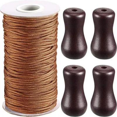 Image de Cordon tressé - Nylon durable - 50 mètres de longueur, 1,8 mm d'épaisseur