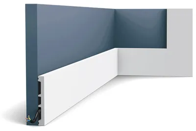 Image de Orac Decor SX163 AXXENT SQUARE Plinthe Cimaise Moulure décorative 2 m