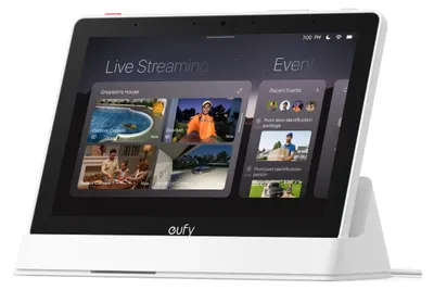 Produktbild von Eufy T87A03W1, Weiß, Berührung, LCD, 20,3 cm (8"), 1280 x 800 Pixel, Kabelgebunden