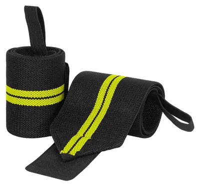 Produktbild von Gewichtsheben Handgelenkbandagen mit Daumenschlaufe aus Nylon für Krafttraining und Sehnenunterstützung
