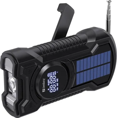 Zdjęcie produktu dla Sandberg Survivor Radio All-in-1 5000, Przenośny, AM, FM, 87 - 180 MHz, 520 - 1710 kHz, Czarny, 5000 mAh