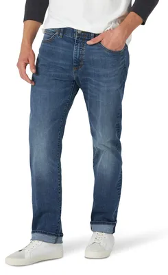 Zdjęcie produktu dla Lee - Spodnie jeansowe męskie - Krój typu "relaxed tapered" - Technologia "Extreme Motion" - Model "Wipeout"