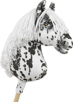 Image de Hobby Horse Premium Cheval Tarantule Blanc avec Crinière Douce pour Jeux d'Enfants