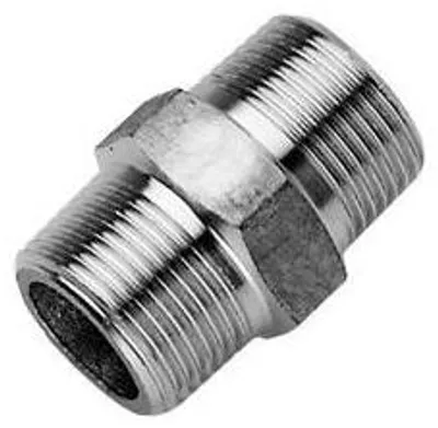 Productafbeelding van nippels, mannelijk (m) en vrouwelijk (v), aansluiting: 3/4" mannelijk - 3/4" vrouwelijk
