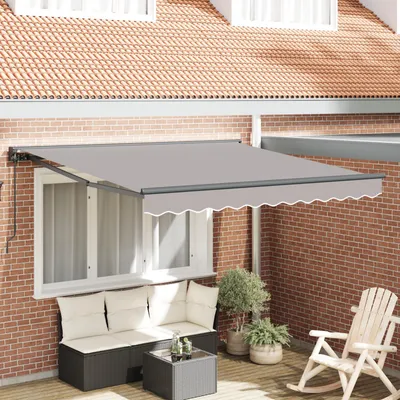 Immagine prodotto di Telaio per tenda da sole vidaXL, grigio chiaro, 350 x 250 cm