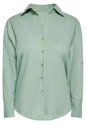 Image de Chemise pour femme RISA - vert sauge, XXL