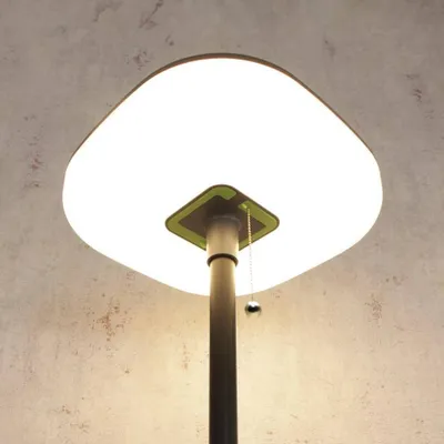Produktbild von Eco Light LED Stehleuchte Solara schwarz IP54 7W 470lm warmweiß 3000K Dimmbar Solar Akku
