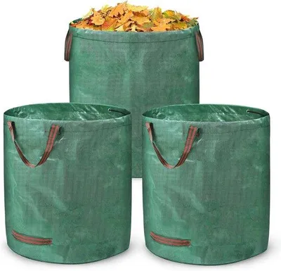 Productafbeelding van Tuinafvalzak met handgrepen - 272 liter Opvouwbaar en Waterafstotend