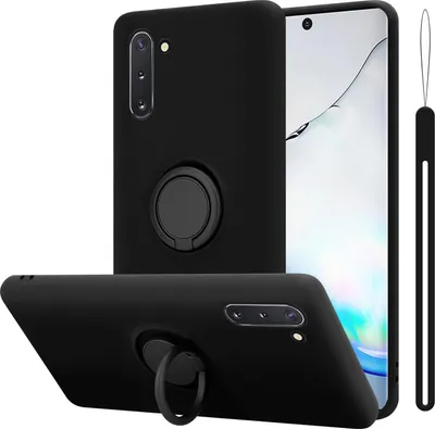 Produktbild von Cadorabo Hülle für Samsung Galaxy NOTE 10 Schutz Hülle in Schwarz Handyhülle TPU Etui Case Cover