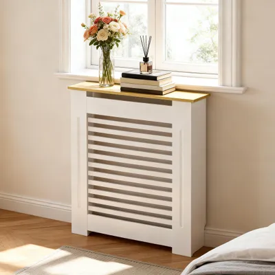 Obrázok produktu pre Obloženie radiátorov z MDF s drevenou štruktúrou, rozmer 78 x 20 x 92,5 cm