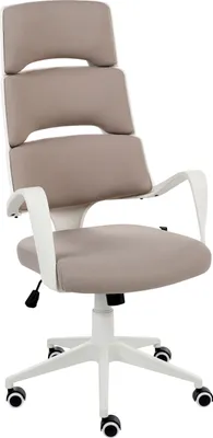Produktbild von BELIANI Bürostuhl Taupe Stoffbezug Höhenverstellbar Drehbar mit Armlehnen Bremsbaren Rollen Modern Arbeitszimmer Drehstuhl Arbeitsstuhl
