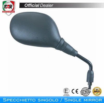 Immagine prodotto di Specchietto manubrio omologato FAR 1029 sinistro nero