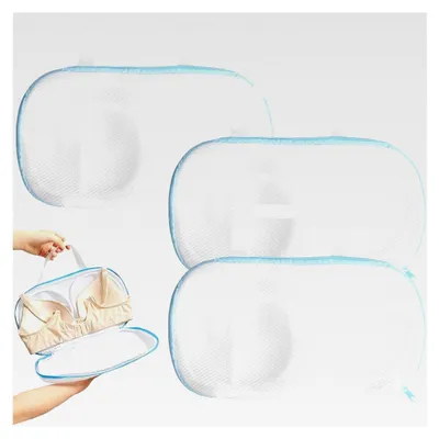 Produktbild von Wäschenetz für BHs, 3 Stück Set, 28x19 cm, Waschbeutel für die Waschmaschine
