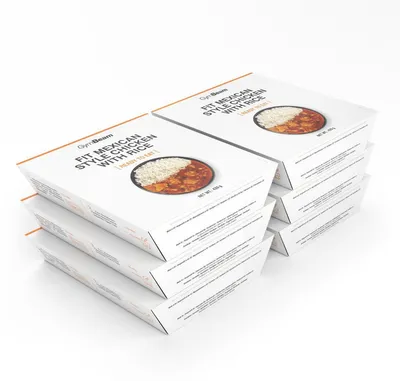 Produktbild von GymBeam - FIT Fertiggericht Hähnchen auf mexikanische Art mit Reis, 6 x 420 g