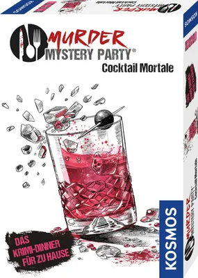 Image de KOSMOS Murder Mystery Party Cocktail Mortale, Jeu de société, Jeu, Dîner de détective, à partir de 16 ans, 685034