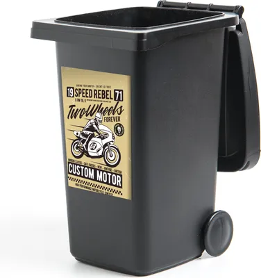 Produktbild von MuchoWow® - Mültonnen-sticker - Sticker - Aufkleber für die Mülltonne