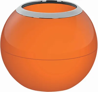 Produktbild von Spirella Zahnputzbecher Zahnbürstenhalter "Bowl" 8,5x10,5 cm Orange