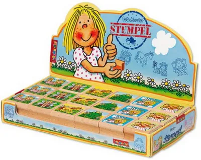 Produktbild von Stempelmotive Mädchen - Displaymit 18 Stück