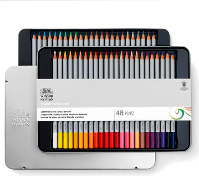 Obrázek produktu pro Pastelky WINSOR & NEWTON, 48ks v kovové krabičce