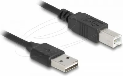 Obrázek produktu pro Delock Spiralkabel EASY-USB 2.0 Typ-A Stecker zu USB Typ-B