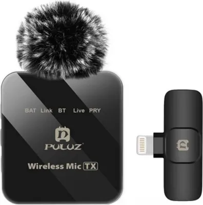 Obrázok produktu pre Puluz Wireless Lavalier Microphone PULUZ PU647B (lightning)