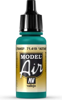 Vallejo Model Air 71419 Aotake' Translucent Blue 17ml Airbrush Farbe