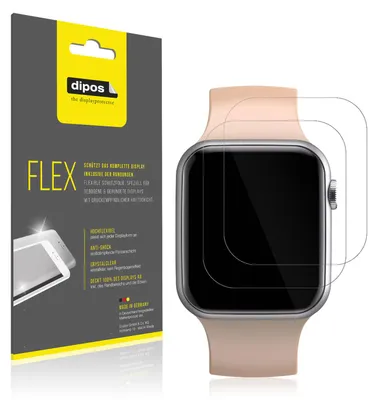 Produktbild von 2x Schutzfolie für Fireboltt Ring Folie, 100% Displayabdeckung, dipos Flex