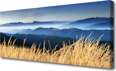 Produktbild von Tulup Leinwand-Bilder 125x50 Wandbild Canvas Kunstdruck Acker Landschaft