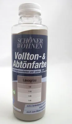 Produktbild von Voll- und Abtönfarbe Lavagrau 500 ml