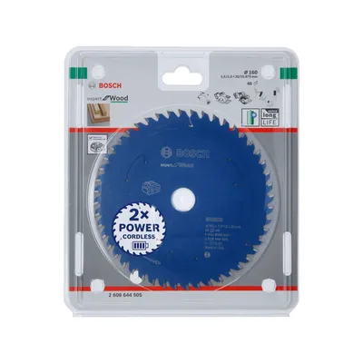Immagine prodotto di Bosch Expert for Wood - Lama per sega circolare - per legno - 160 mm - 48 denti