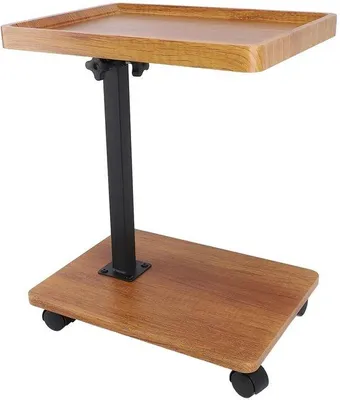 Productafbeelding van Verstelbare C-vormige tafel met wielen