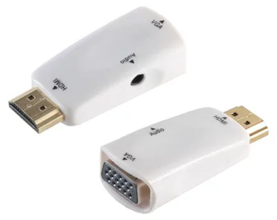 Produktbild von HDMI Stecker auf VGA Buchse + 3,5mm Klinkenbuchse